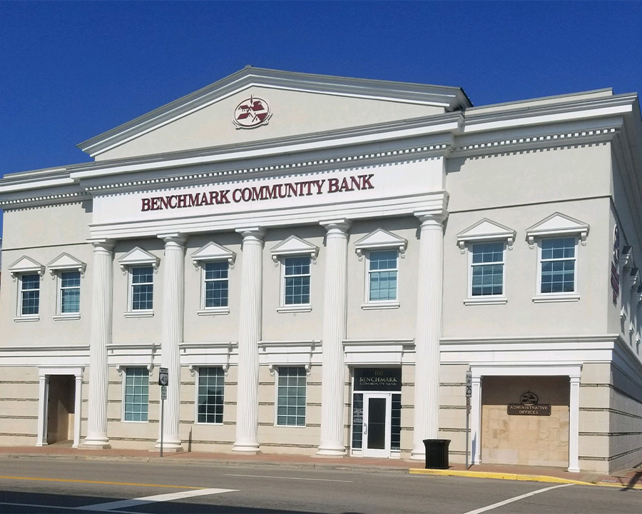 Benchmark's headquarters building in Kenbridge