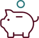 piggy bank outline