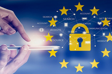 person tapping mobile device to give permission to apps