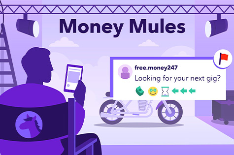 man reading a message on his tablet