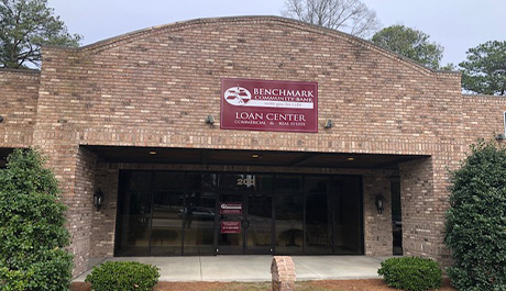 old brick Zebulon storefront office location