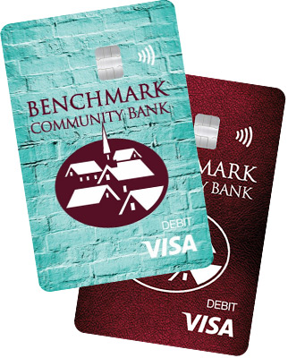 Benchmark Visa debit cards